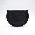 Vintage Black Satin Bag