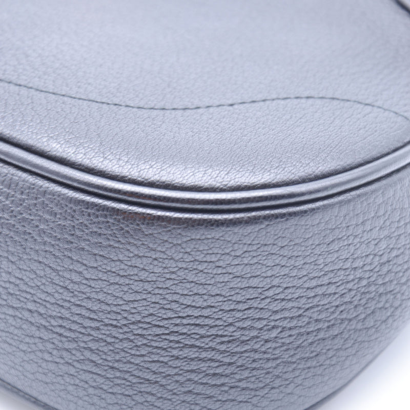 Gucci Aphrodite Small Black Grained Leather
