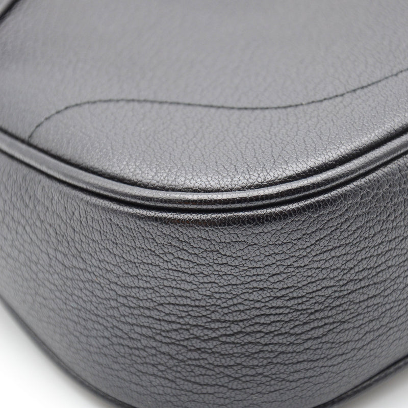 Gucci Aphrodite Small Black Grained Leather