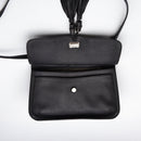 Gucci Daily Flap Cuir Grainé Noir — Pompon Bambou