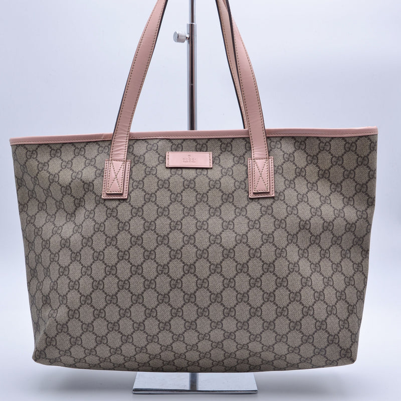 Gucci Gg Supreme Zipped Tote