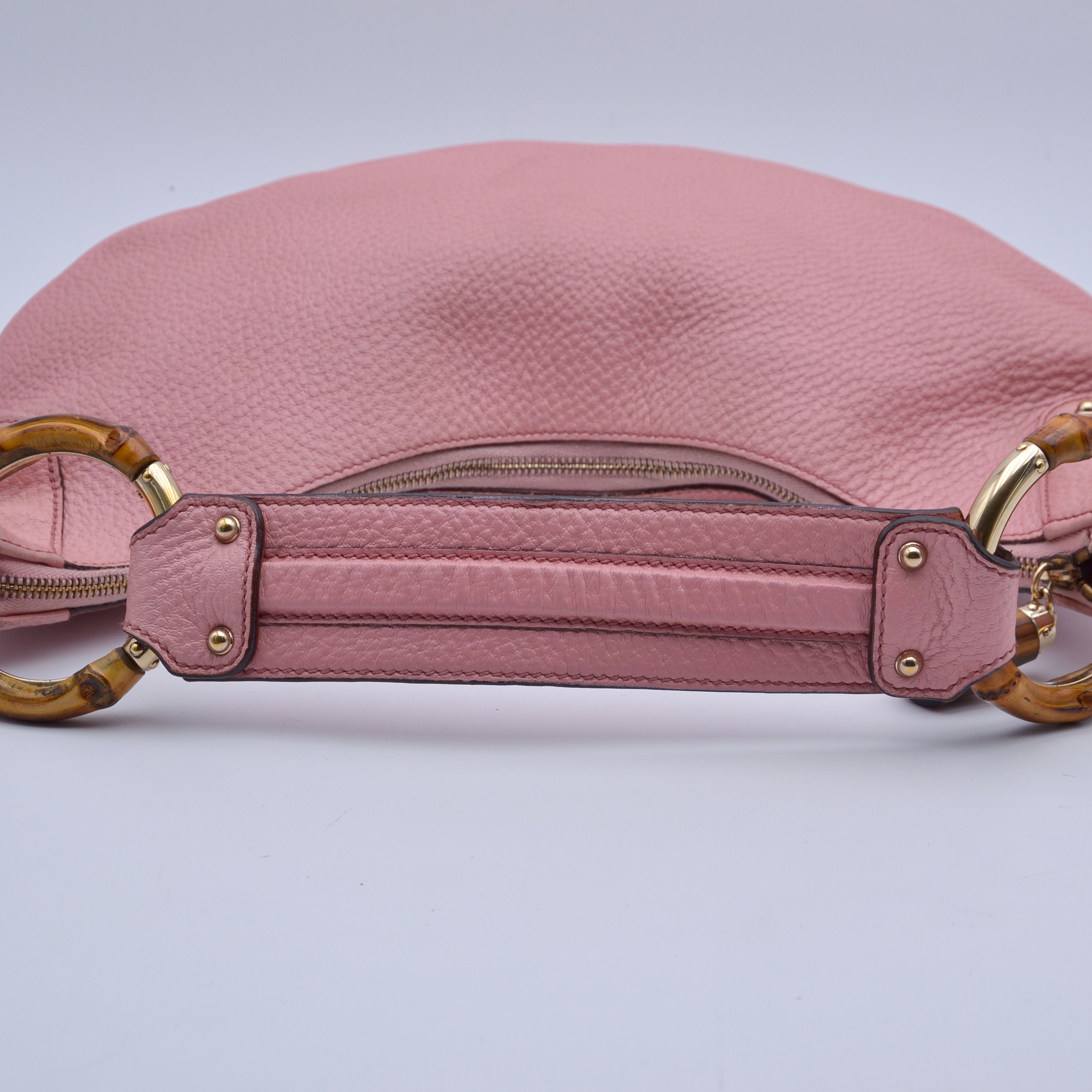 Gucci Hobo Bambú Rosa