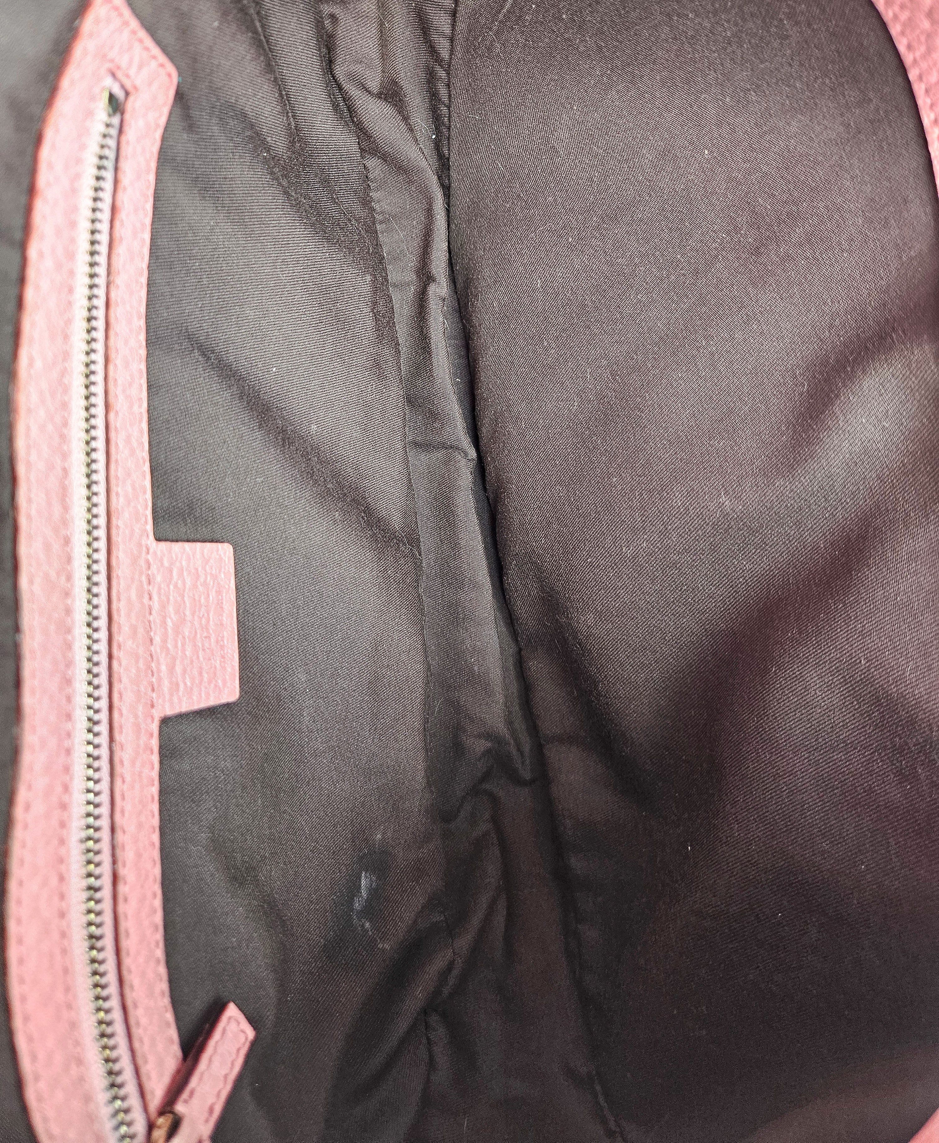 Gucci Hobo Bambú Rosa