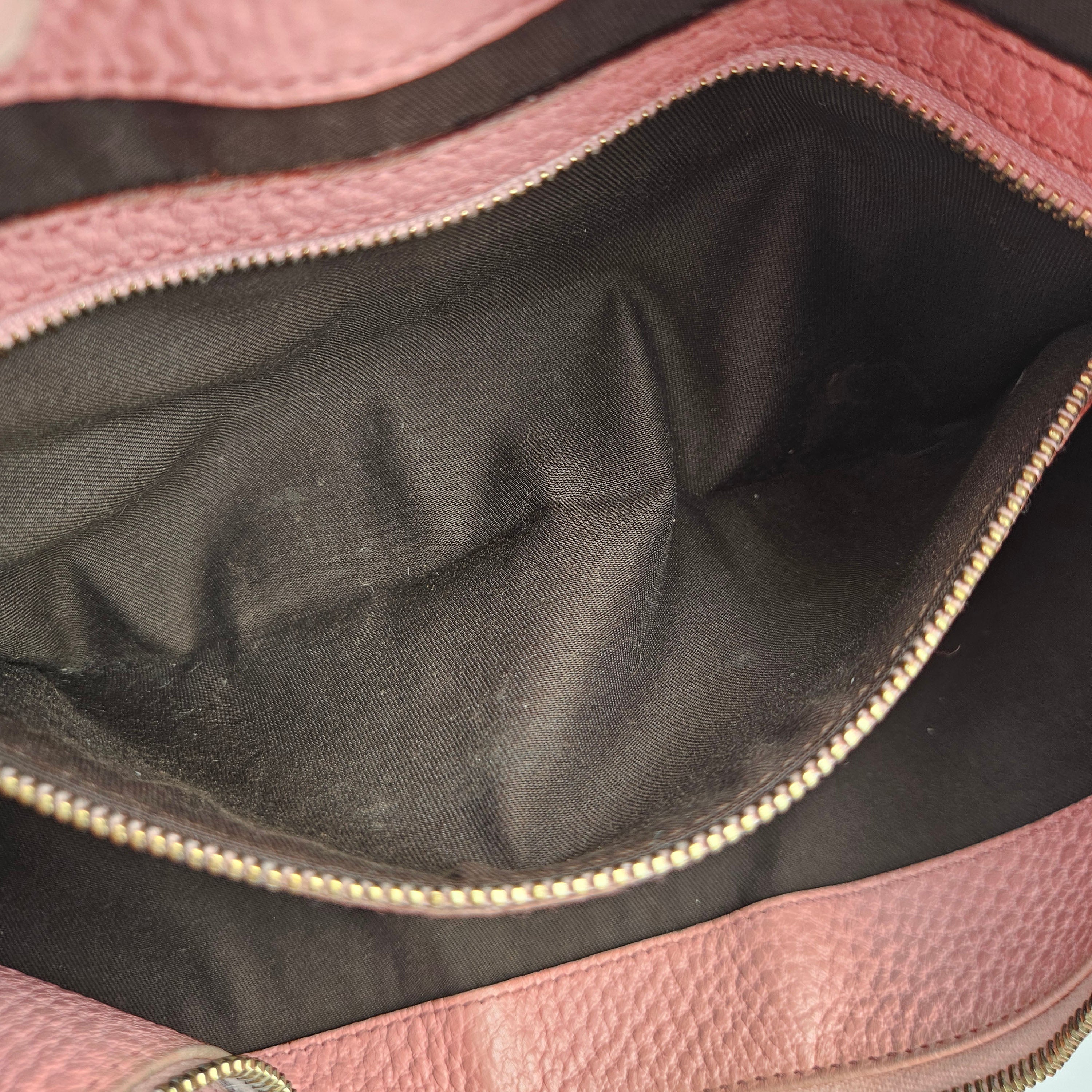 Gucci Hobo Bambú Rosa