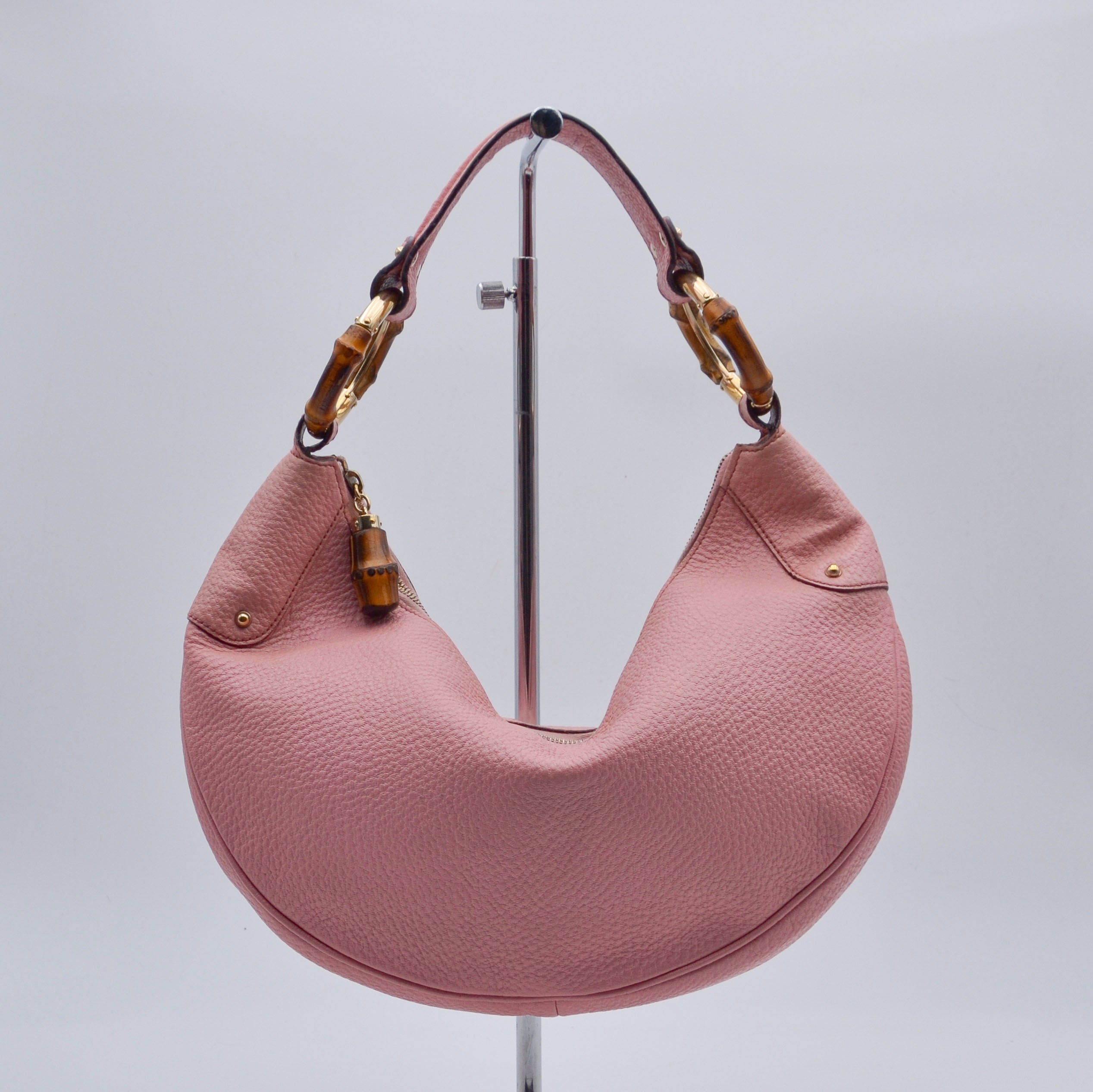 Gucci Hobo Bambú Rosa