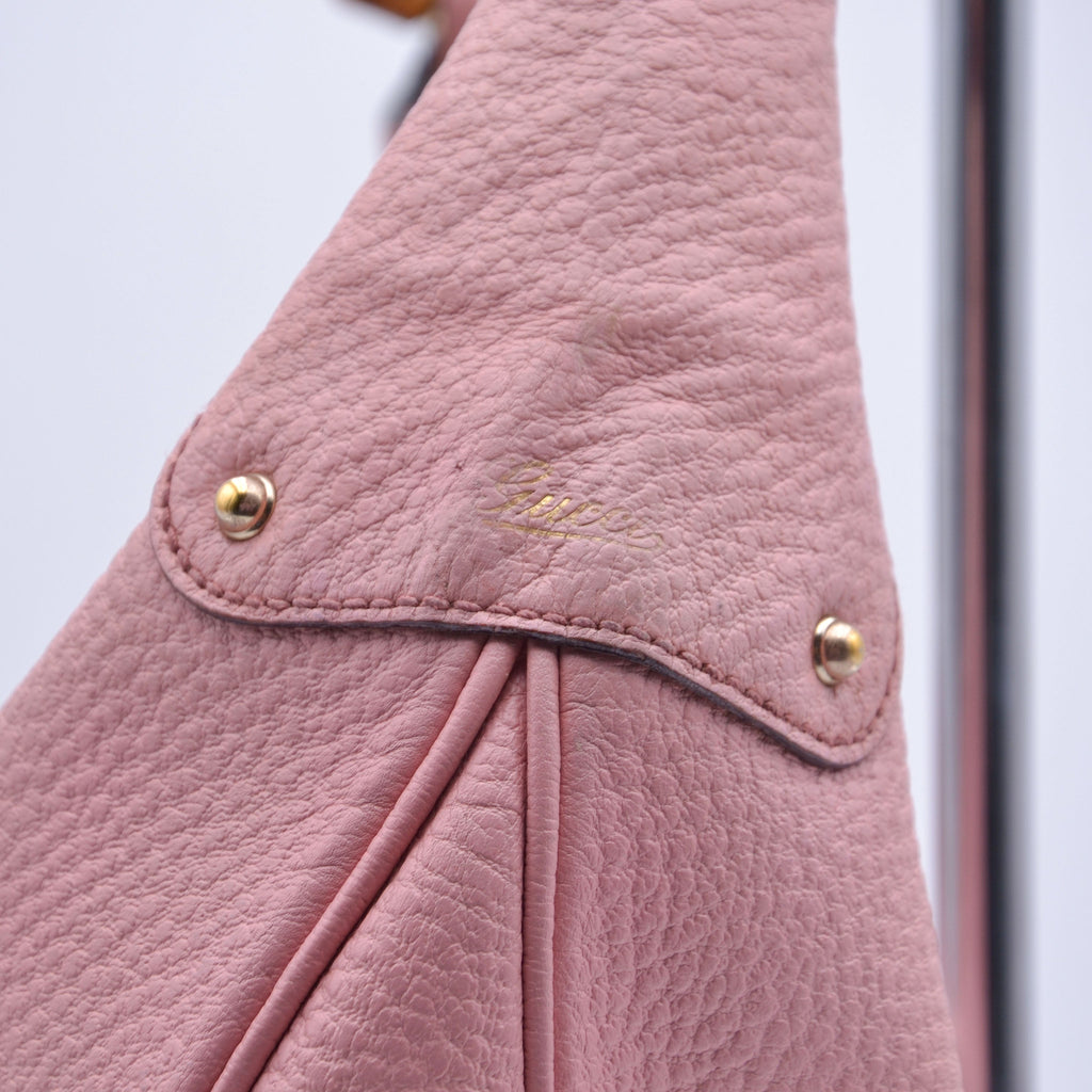 Gucci Hobo Bambú Rosa