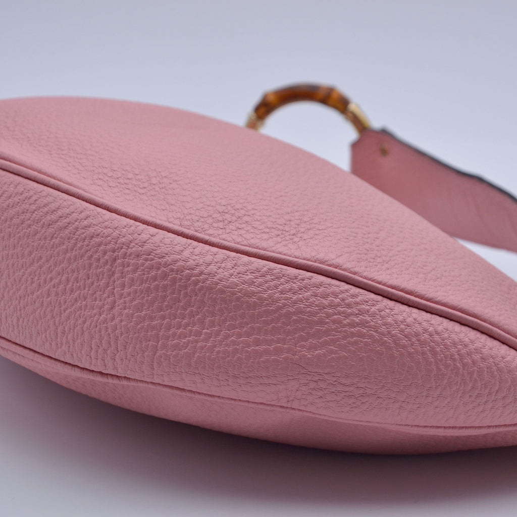 Gucci Hobo Bambú Rosa