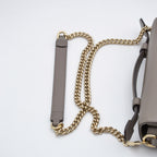Gucci Interlocking Gg Cuir Grainé Gris