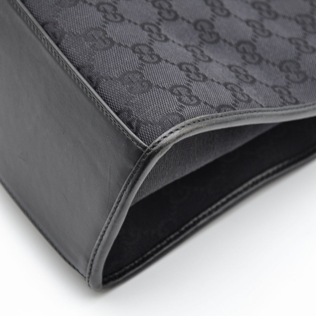 Bolso Gucci Jackie Lona Monograma GG Negra