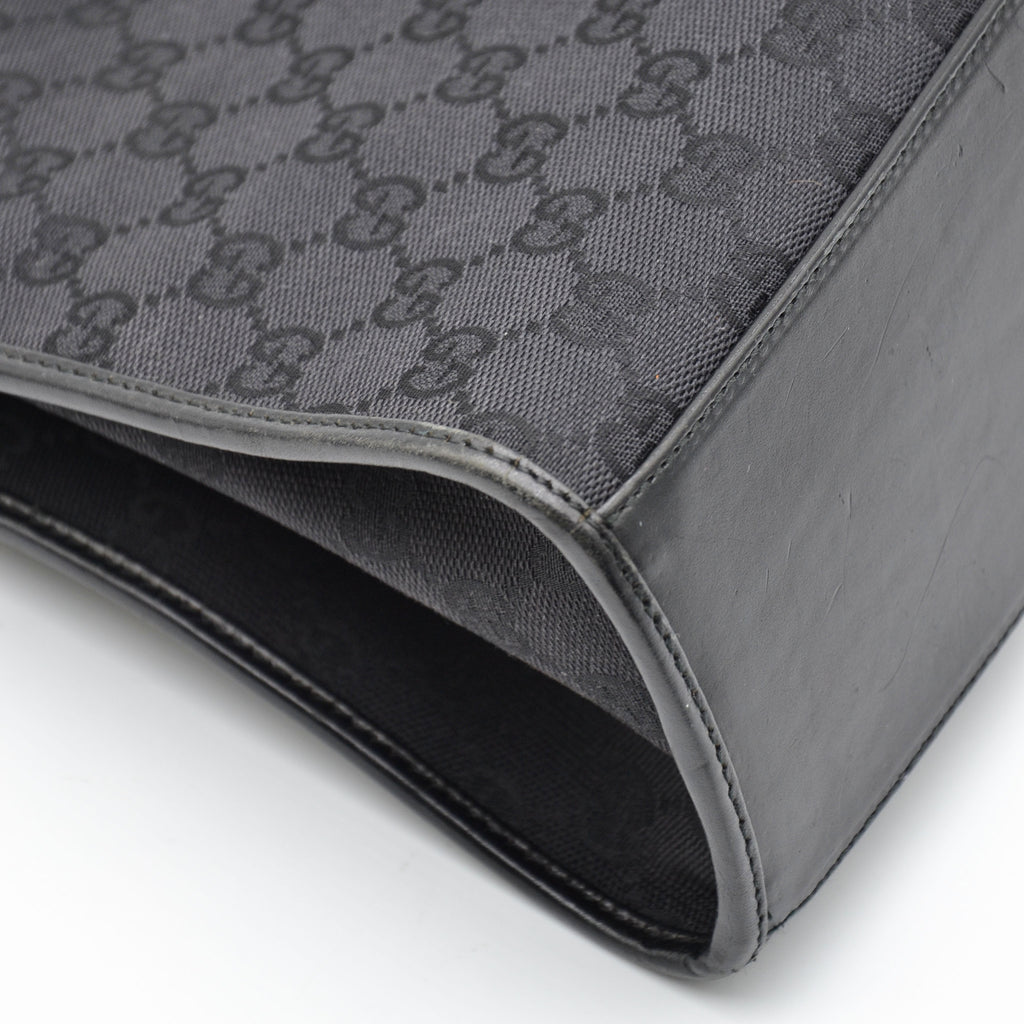 Bolso Gucci Jackie Lona Monograma GG Negra