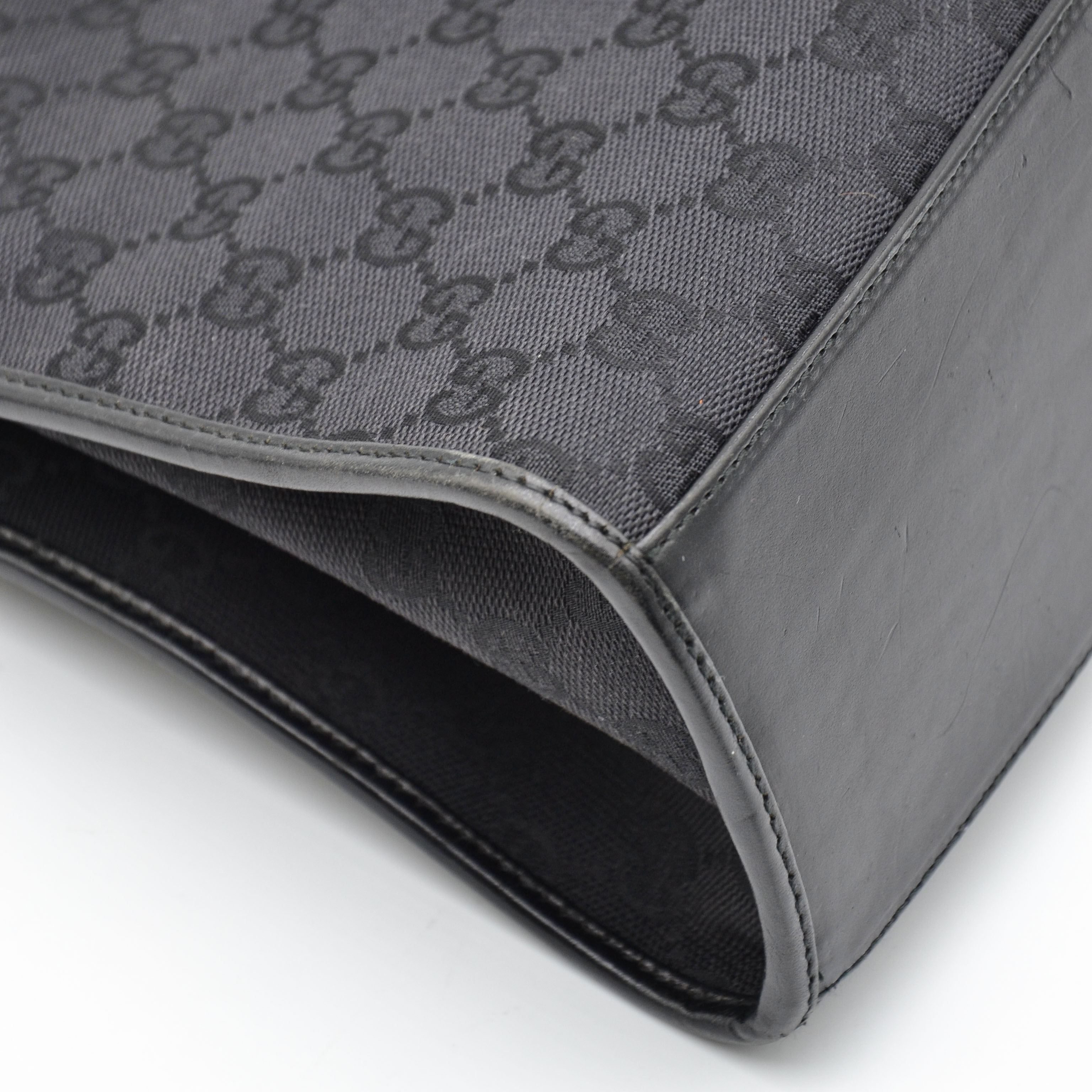 Bolso Gucci Jackie Lona Monograma GG Negra