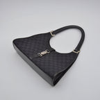 Bolso Gucci Jackie Lona Monograma GG Negra
