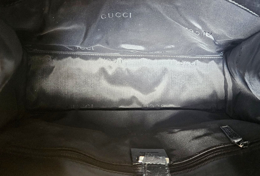 Bolso Gucci Jackie Lona Monograma GG Negra