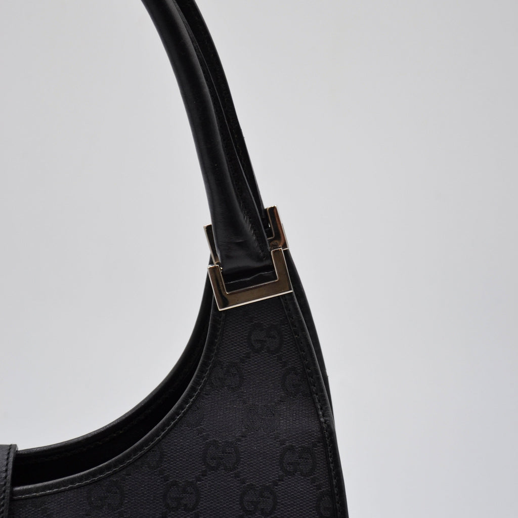 Bolso Gucci Jackie Lona Monograma GG Negra