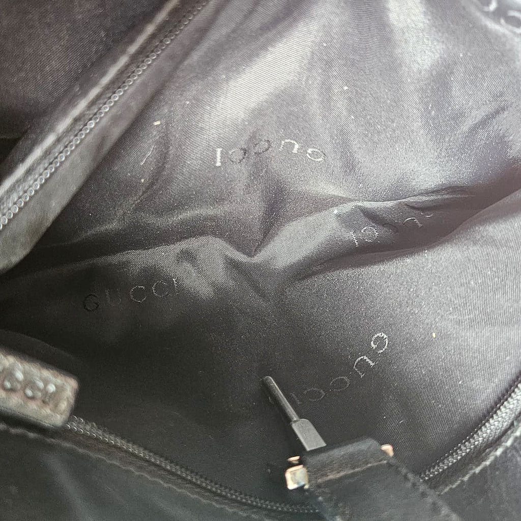 Bolso Gucci Jackie Lona Monograma GG Negra