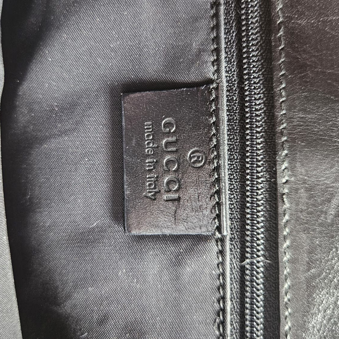 Bolso Gucci Jackie Lona Monograma GG Negra