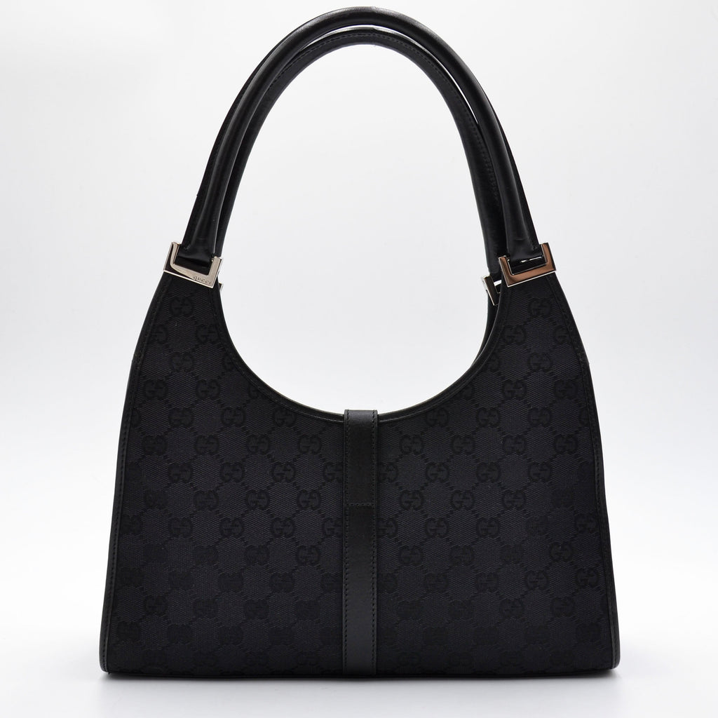 Bolso Gucci Jackie Lona Monograma GG Negra