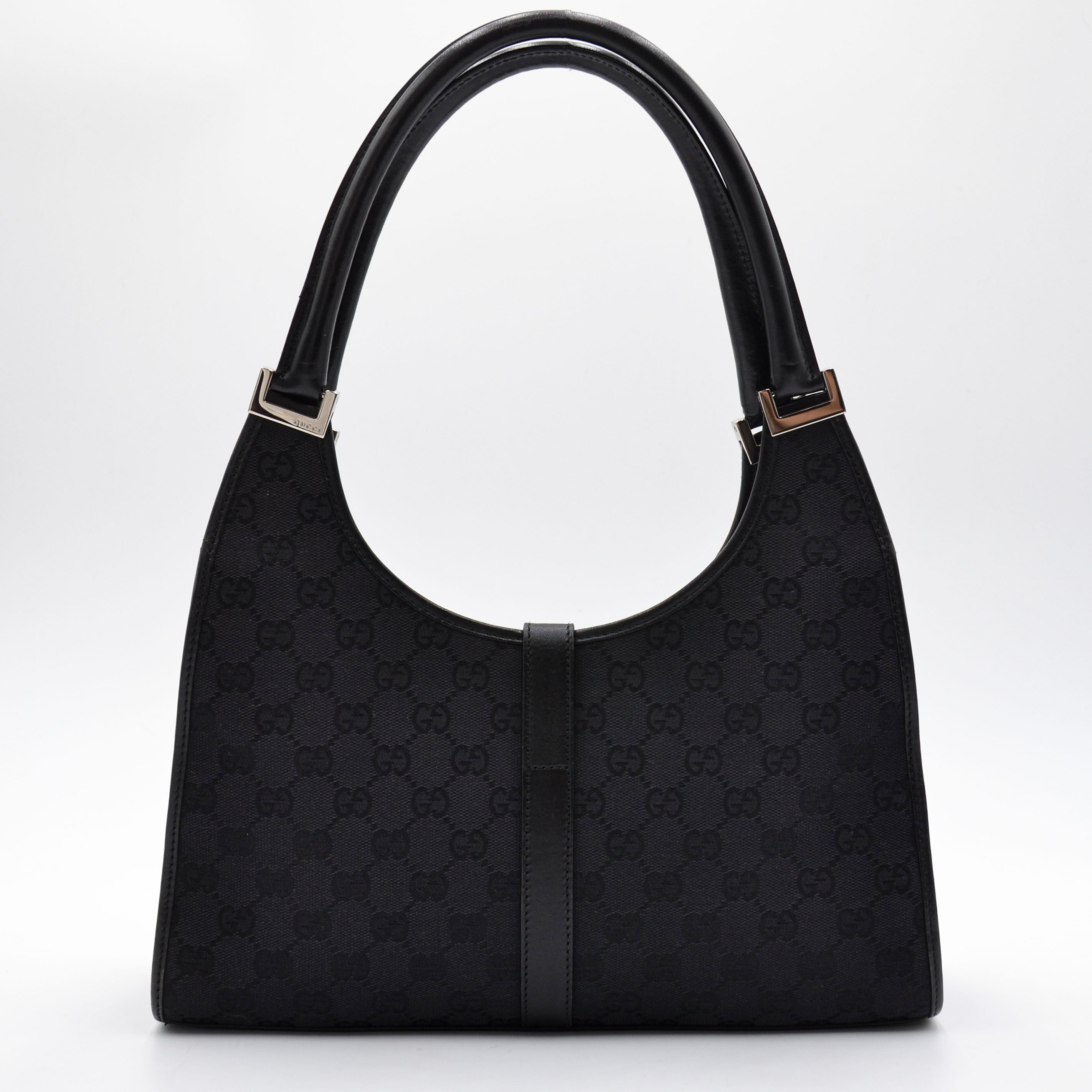 Bolso Gucci Jackie Lona Monograma GG Negra