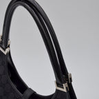 Bolso Gucci Jackie Lona Monograma GG Negra