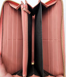 Gucci Pink Leather Wallet With Gg Bow