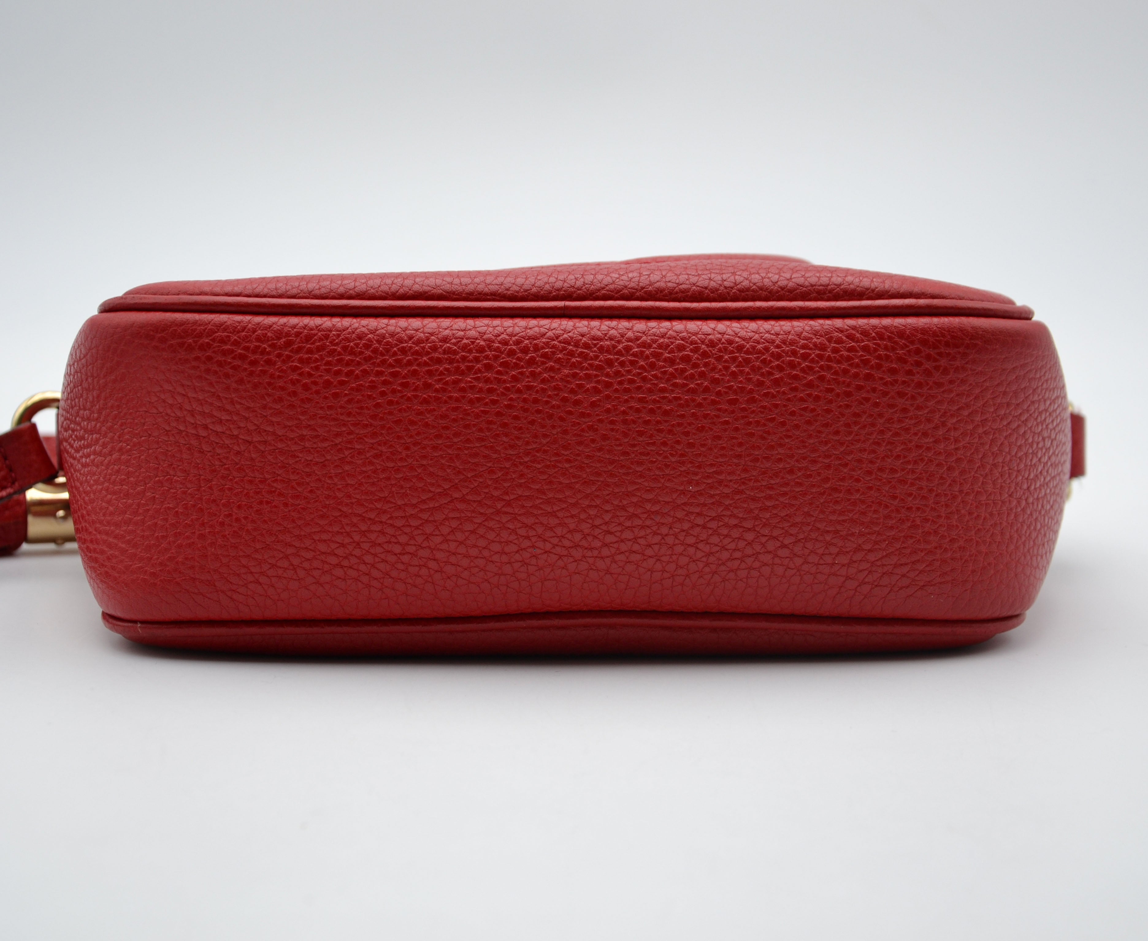 Gucci Soho Disco Bag Bright Red Grained Leather