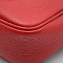 Bolso Gucci Soho Disco de cuero granulado rojo brillante