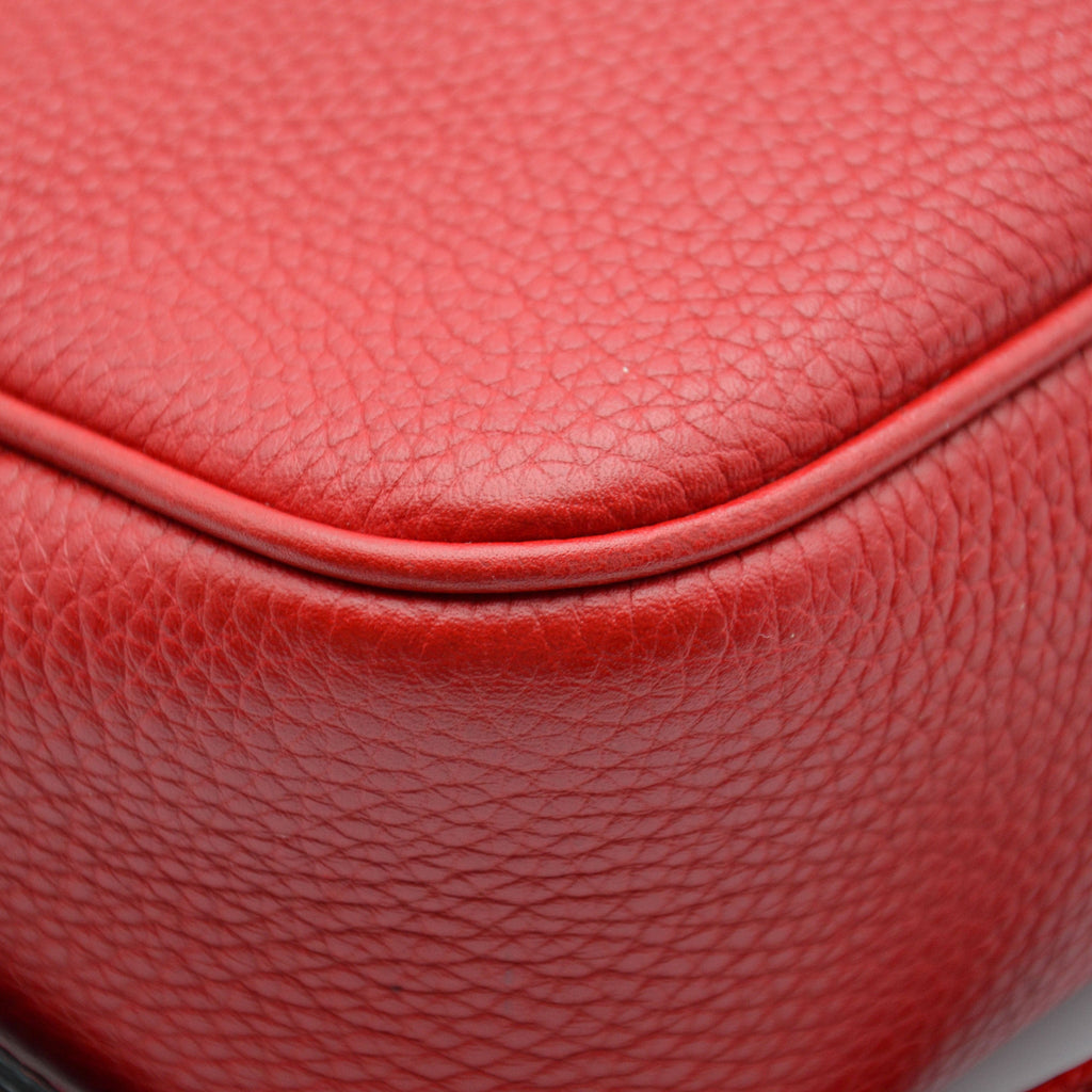 Gucci Soho Disco Bag Bright Red Grained Leather