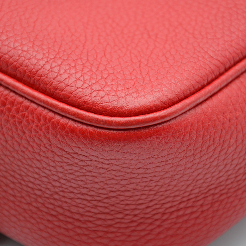 Gucci Soho Disco Bag Bright Red Grained Leather