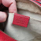Gucci Soho Disco Bag Bright Red Grained Leather