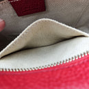 Bolso Gucci Soho Disco de cuero granulado rojo brillante