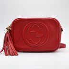 Gucci Soho Disco Bag Bright Red Grained Leather