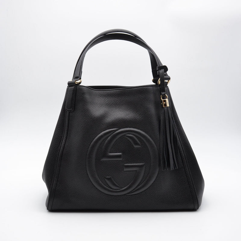 Bolso tote Gucci Soho de cuero granulado