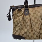 Gucci Sukey Tote Gg Lona Jacquard