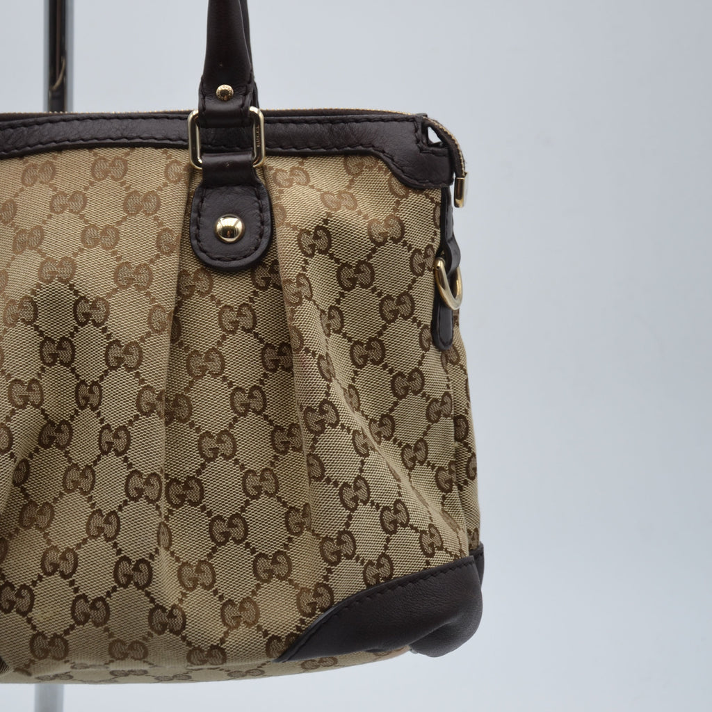 Gucci Sukey Tote Gg Lona Jacquard