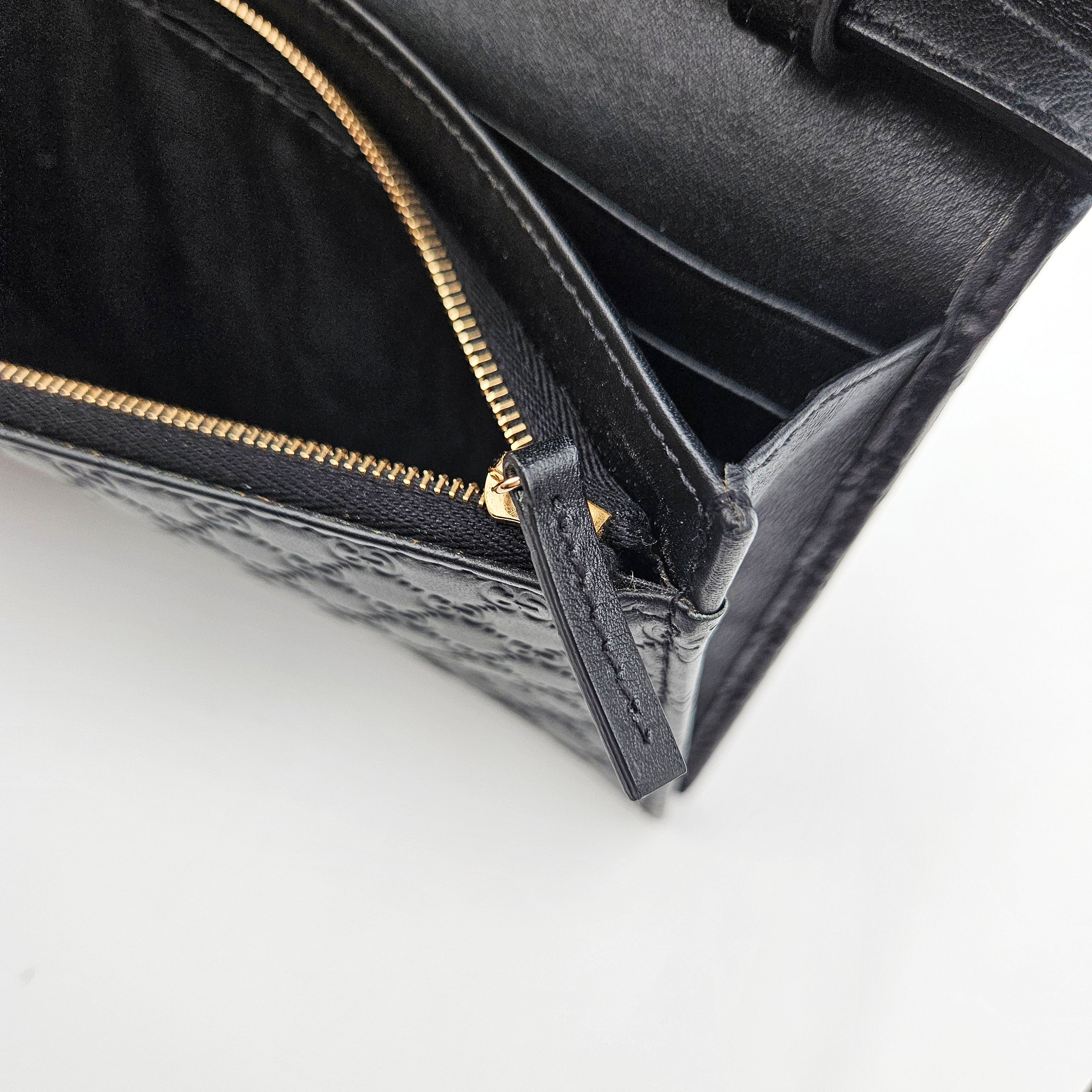 Gucci Wallet On Chain Microguccissima Black