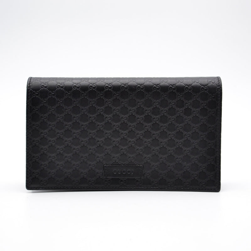 Cartera Gucci Con Cadena Microguccissima Negro