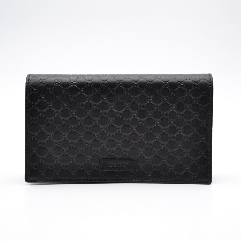 Gucci Wallet On Chain Microguccissima Black
