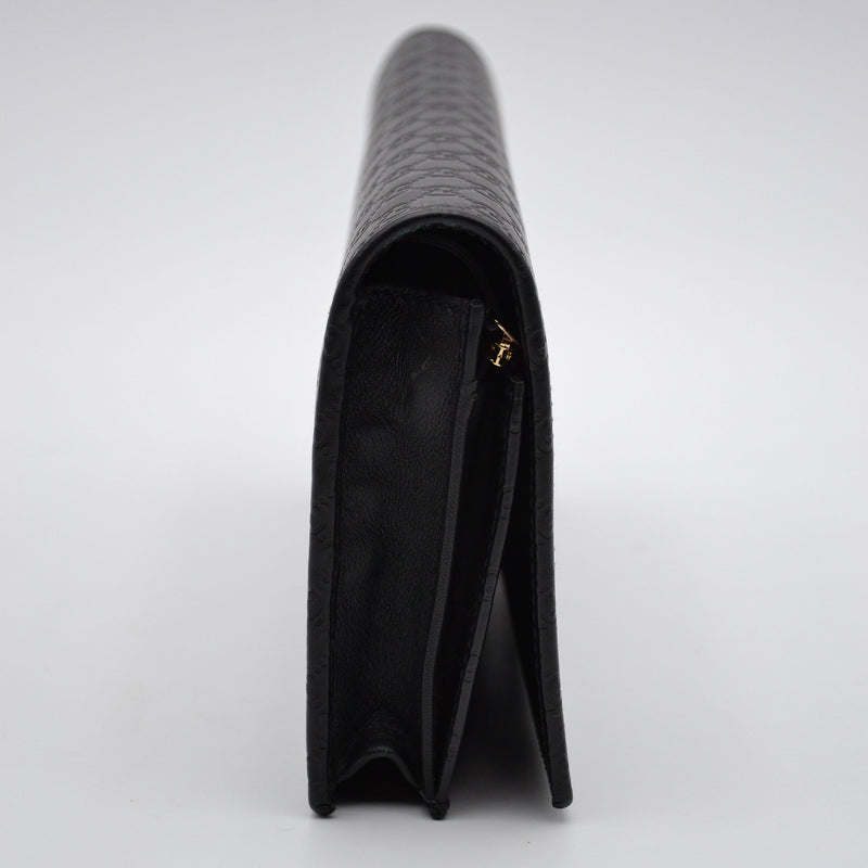 Cartera Gucci Con Cadena Microguccissima Negro