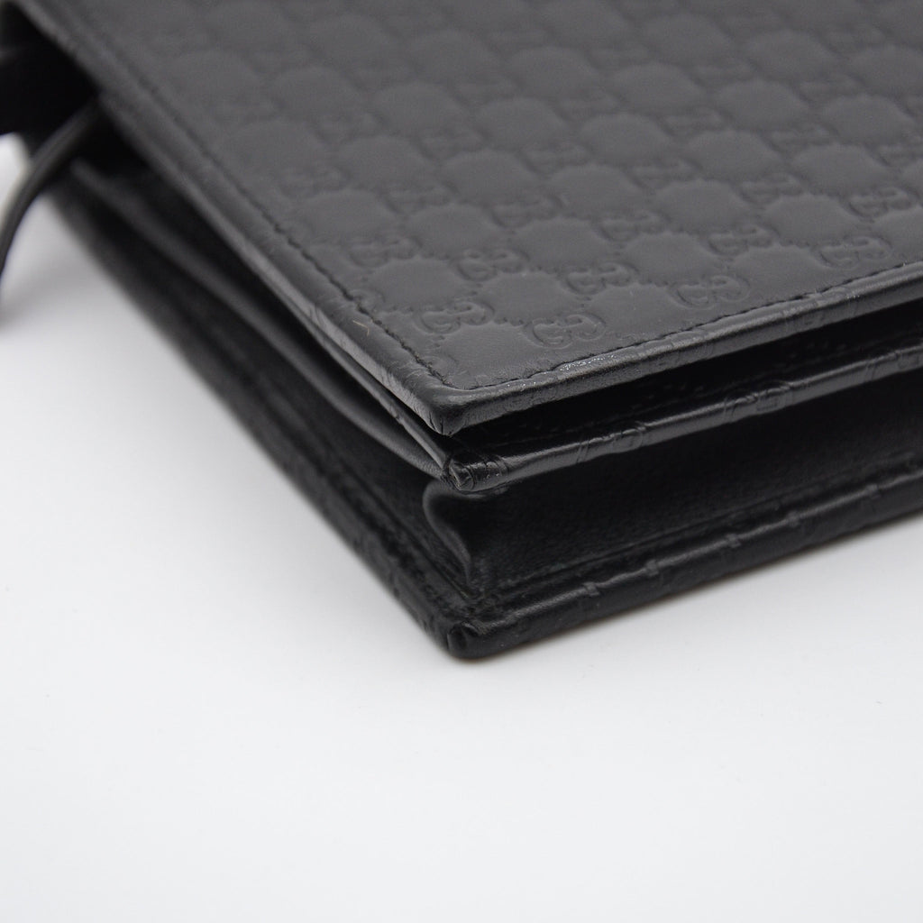 Gucci Wallet On Chain Microguccissima Black