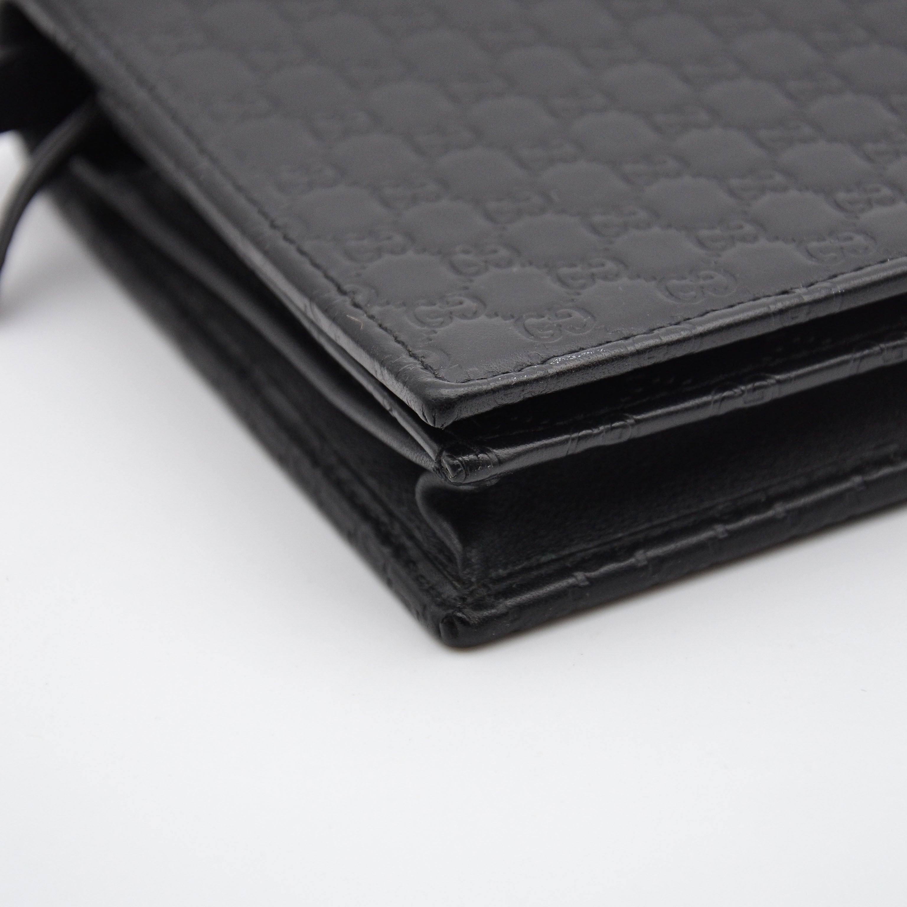 Gucci Wallet On Chain Microguccissima Black