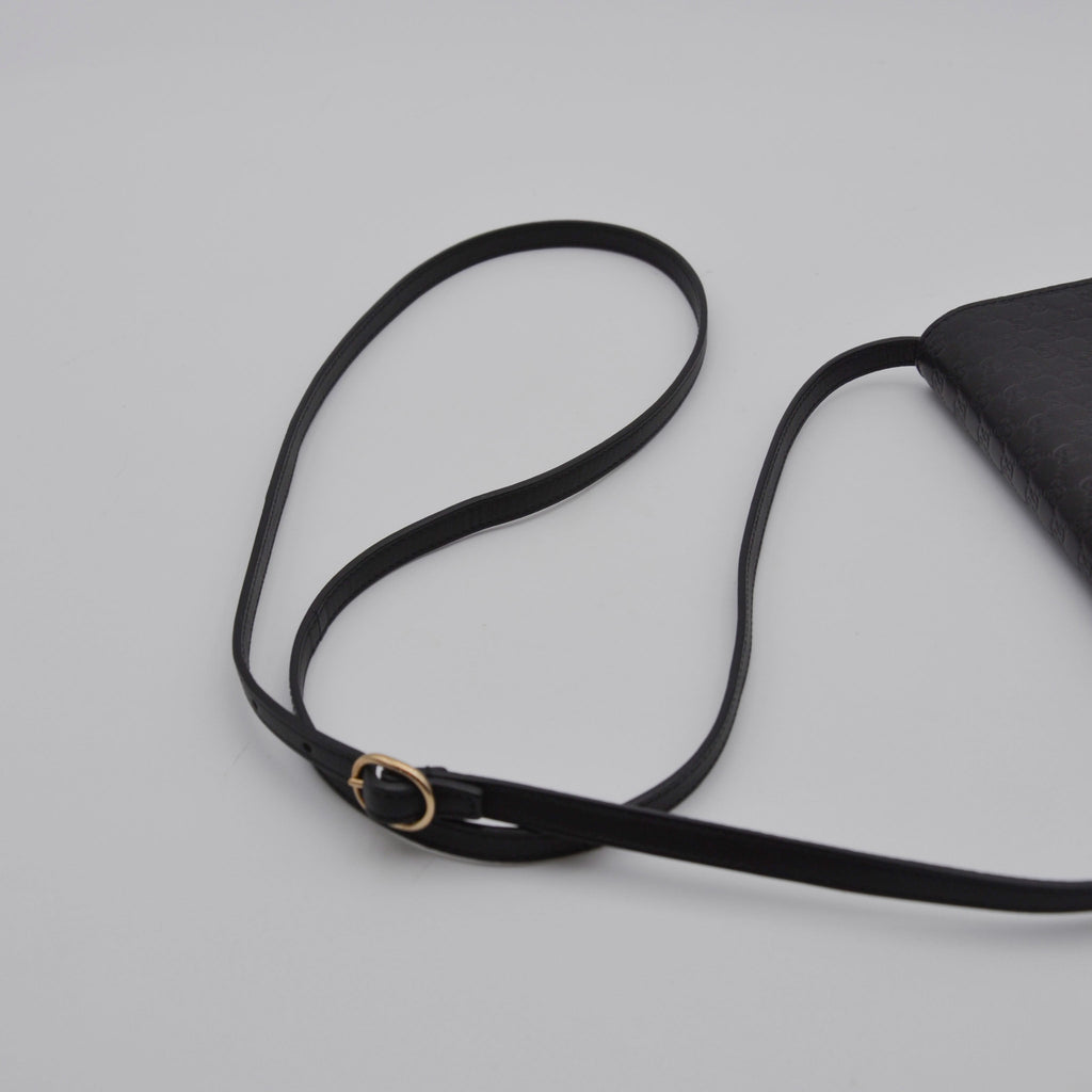 Gucci Wallet On Chain Microguccissima Black