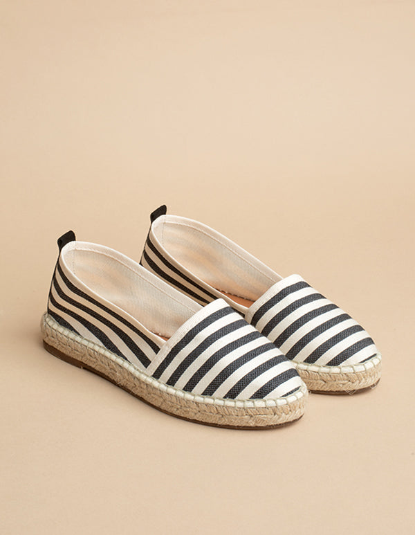 Espadrilles Guethary - Toile Noir - Femme