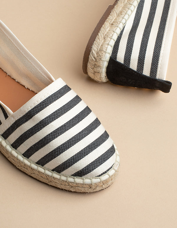 Espadrilles Guethary - Toile Noir - Femme