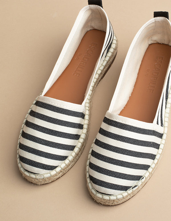 Espadrilles Guethary - Toile Noir - Femme