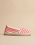 Alpargatas Guethary - Lona Roja - Mujer