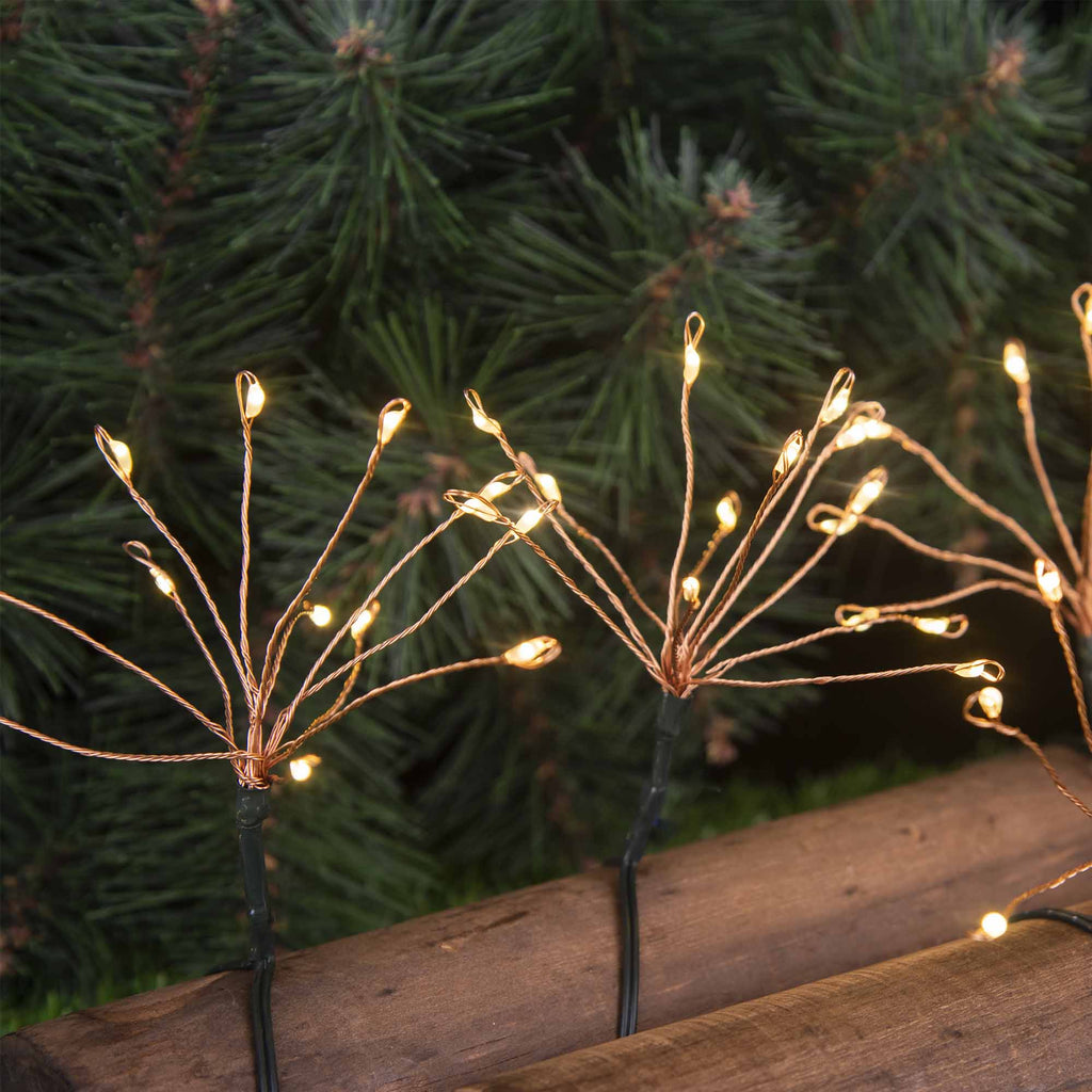 Fireworks - Guirlande Solaire - Cuivre - Cuivre