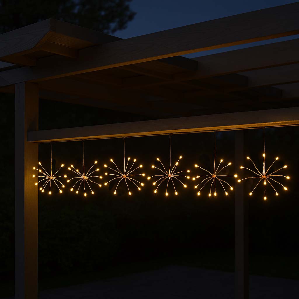 Fireworks - Guirlande Solaire - Cuivre - Cuivre