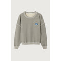 Sudadera de cuello redondo - Gris jaspeado - Mujer