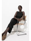 Robe-débardeur - Noir Uni Fonce