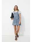 Robe Courte en Jean de Couleur - Jeans Uni Clair